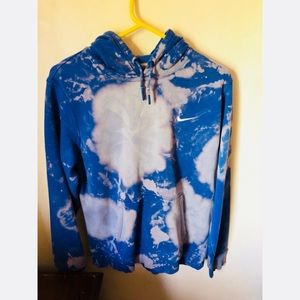 Vintage tie dye nike hoodie